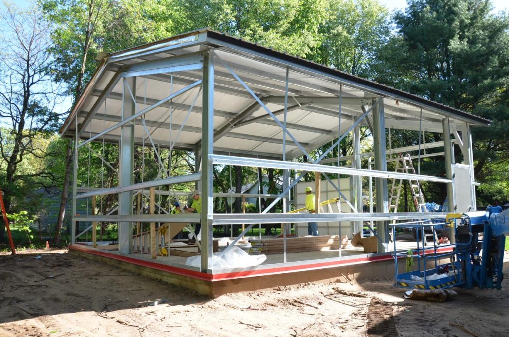 exterior construction view