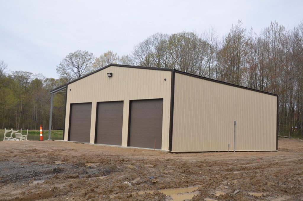 exterior side garage doors
